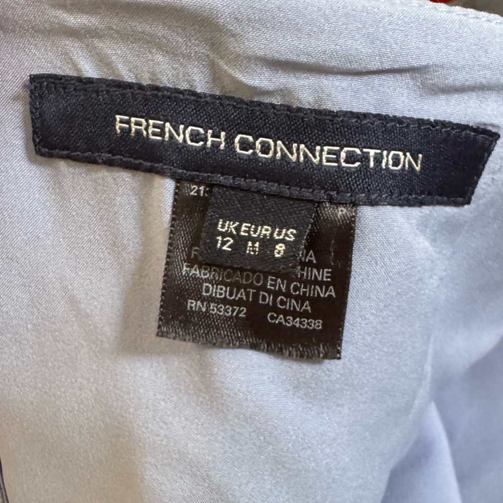 French Connection Sleeveless Pastel Blue Mini Dress - Picture 5 of 5